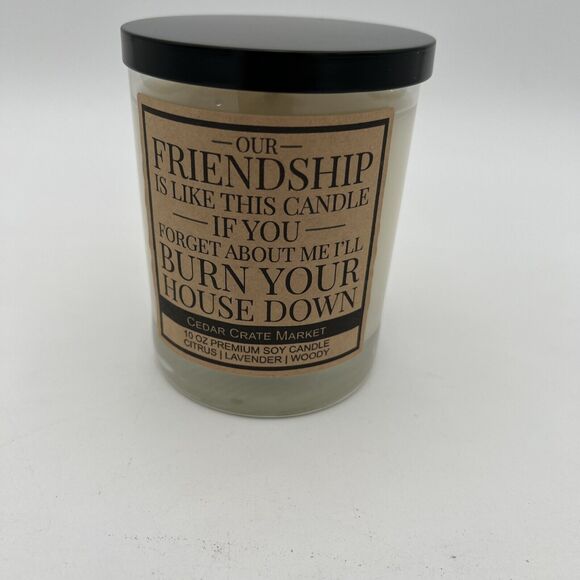 Our Friendship Is Like This Candle... If You Forget About Me I'll Burn Your - Picture 2 of 10